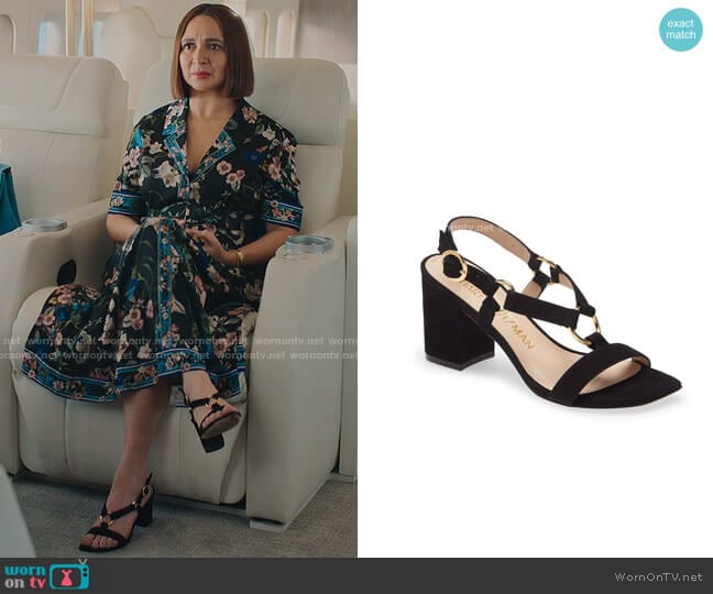 Stuart Weitzman Lalita Sandals worn by Molly Novak (Maya Rudolph) on Loot