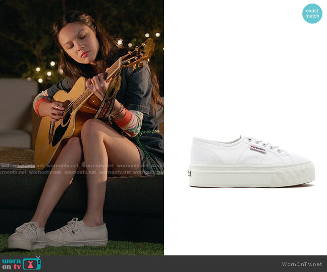 Superga 2790 Canvas Platform Sneakers worn by Nini (Olivia Rodrigo) on High School Musical The Musical The Series