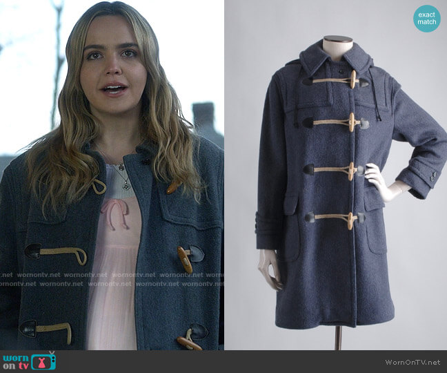 Loden Frey Vintage Toggle Coat worn by Imogen Adams (Bailee Madison) on Pretty Little Liars Original Sin