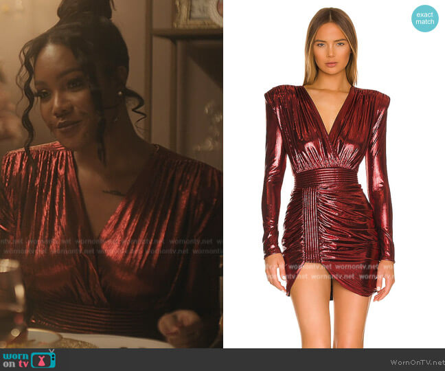 Zhivago Ziggy Metallic Cocktail Dress