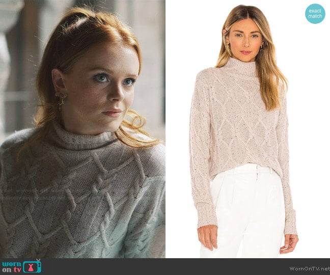 360 Cashmere Miriam Cashmere Sweater worn by Bloom (Abigail Cowen) on Fate The Winx Saga