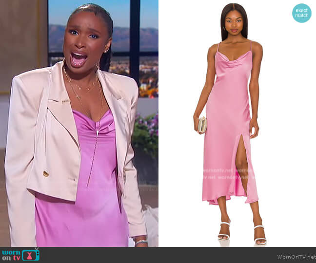 ASTR the Label Gaia Dress worn by Jennifer Hudson on The Jennifer Hudson Show