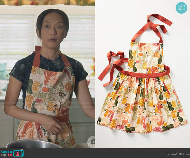 Anthropologie Pumpkin Harvest Apron worn by (Joy Osmanski) on Stargirl