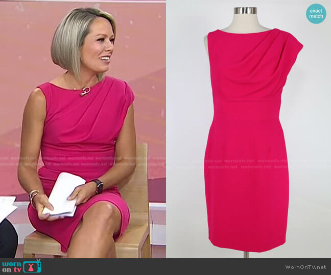 Black Halo Alexander Dress worn by Dylan Dreyer on Today