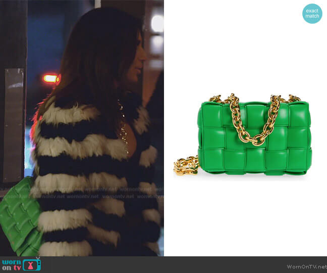 Bottega Veneta The Chain Cassette Bag worn by Leva Bonaparte on Southern Charm