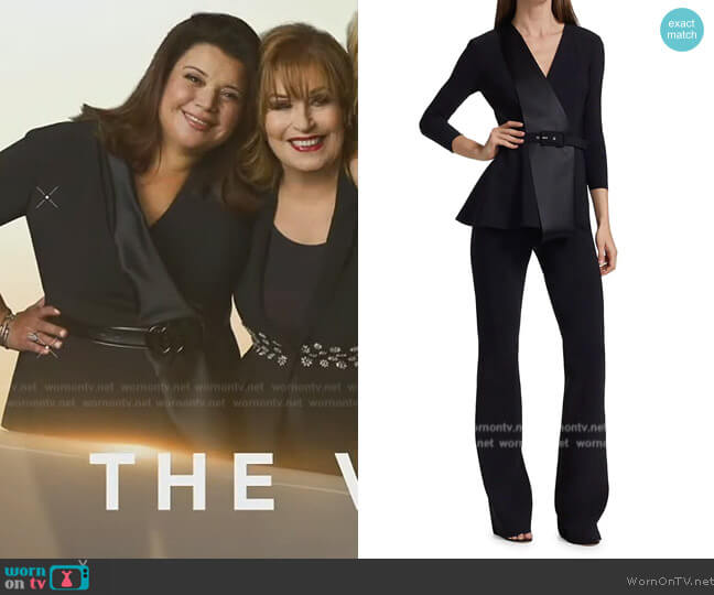 Chiara Boni La Petite Robe Kerolyn Stretch Jersey Jumpsuit worn by Ana Navarro on The View