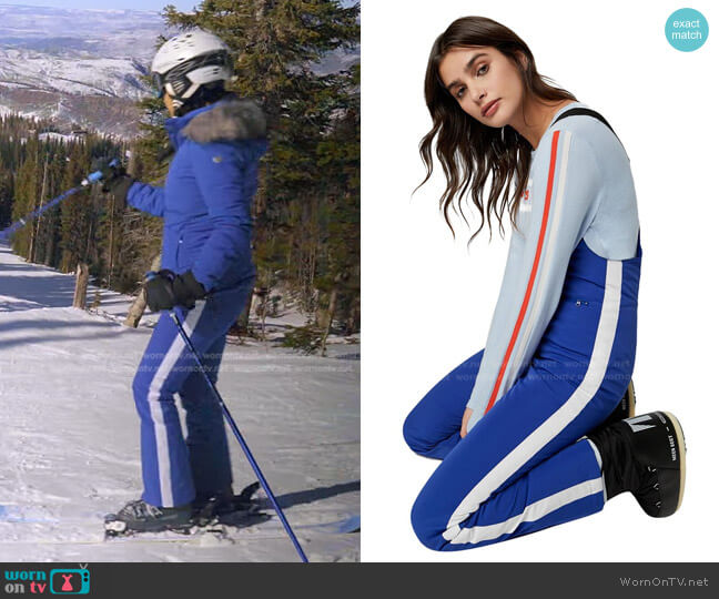 Fera Brooke Stretch Bib Pant worn by Crystal Kung Minkoff on The Real Housewives of Beverly Hills