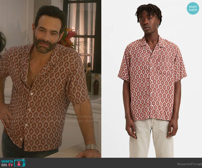 Levis Cubano Shirt worn by (Luis Roberto Guzmán) on Cobra Kai