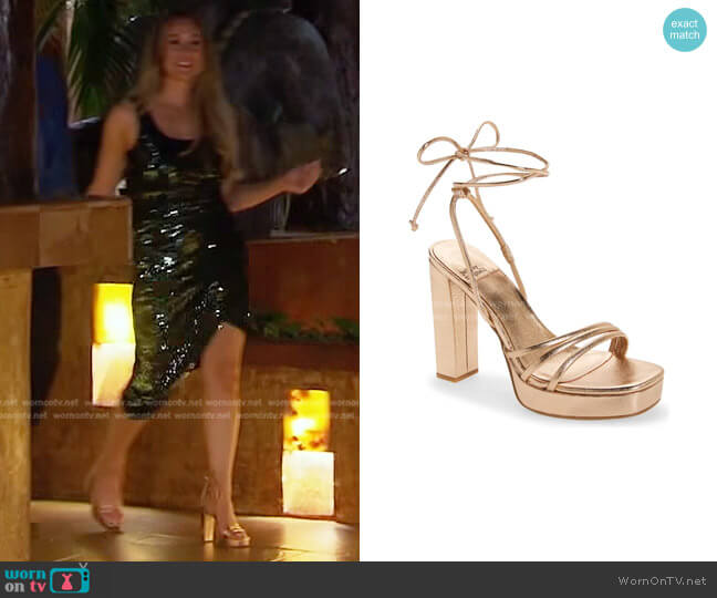 Jeffrey Campbell Presecco Sandal worn by Rachel Recchia on The Bachelorette