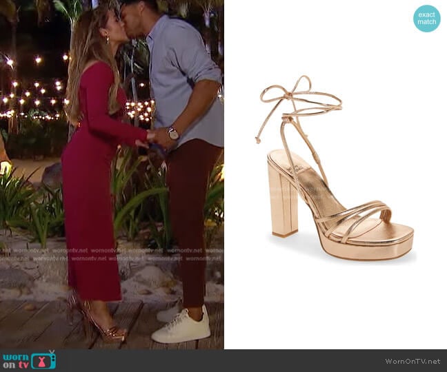 Jeffrey Campbell Presecco Sandal worn by Rachel Recchia on The Bachelorette