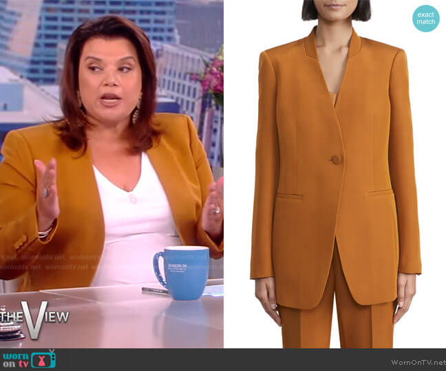 Lafayette 148 New York Wool & Silk Blazer worn by Ana Navarro on The View
