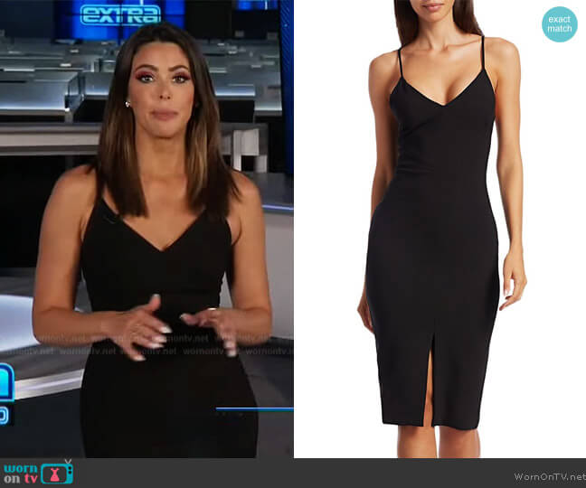 Likely Brooklyn Sheath Dress worn by Jennifer Lahmer on Extra