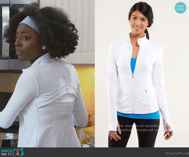 Lululemon Forme Jacket worn by Venita Aspen on Southern Charm