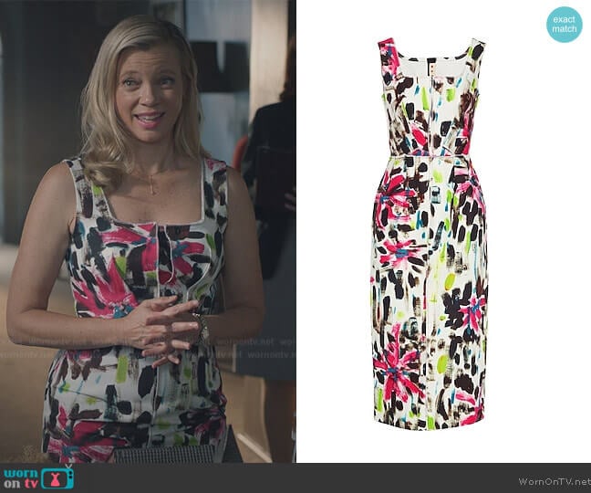 Marni Midi Dress worn by Barbara Whitmore (Amy Smart) on Stargirl
