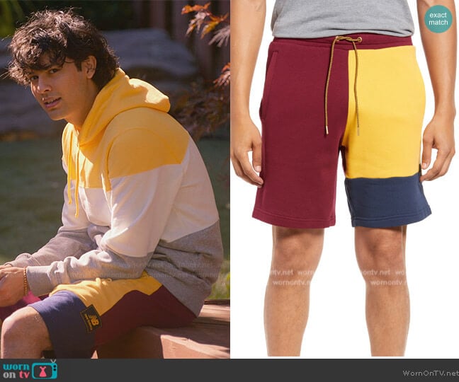 New Balance Higher Learning Fleece Shorts worn by Miguel Diaz (Xolo Mariduena) on Cobra Kai