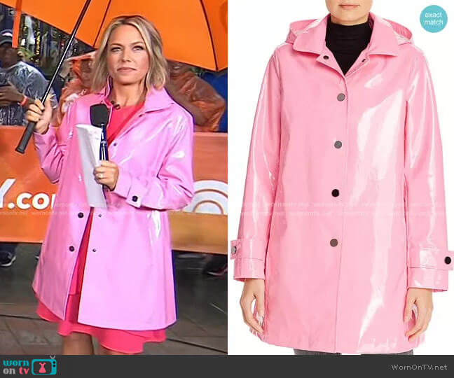 Jane Post Princess Slicker Coat worn by Dylan Dreyer on Today