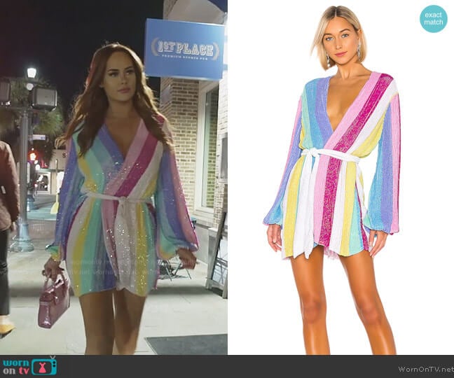 Retrofete Gabrielle Robe worn by Kathryn Dennis on Southern Charm