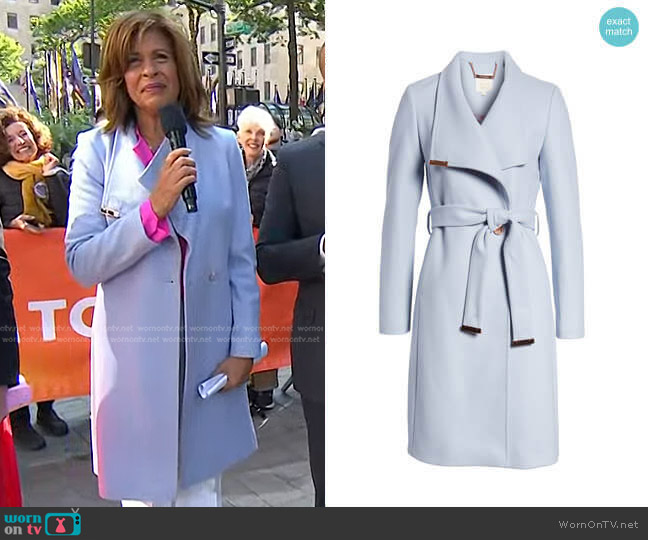 Ted Baker Sandra Coat worn by Hoda Kotb on Today