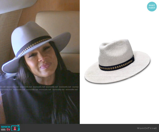 Sheree Elizabeth Colin Gray Fedora worn by Sheree Zampino on The Real Housewives of Beverly Hills