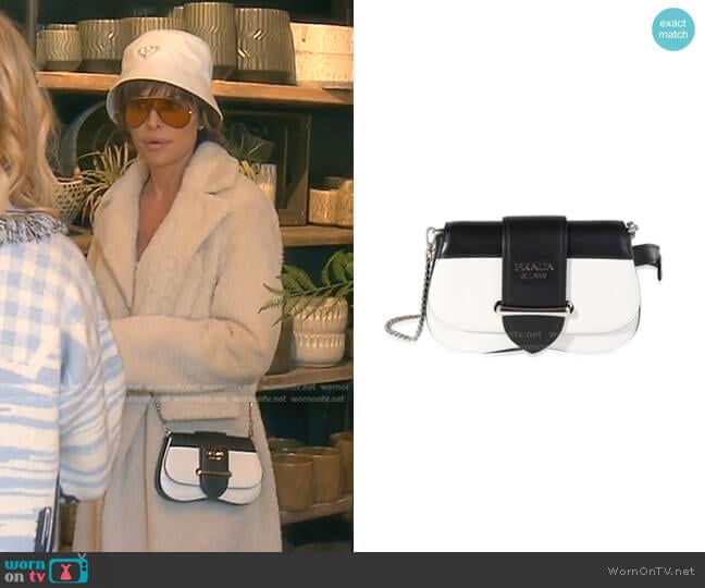 Prada Sidonie Belt Bag worn by Lisa Rinna on The Real Housewives of Beverly Hills