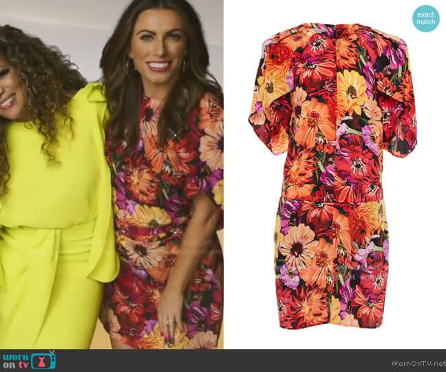 Stella McCartney Floral silk minidress worn by Alyssa Farah Griffin on The View