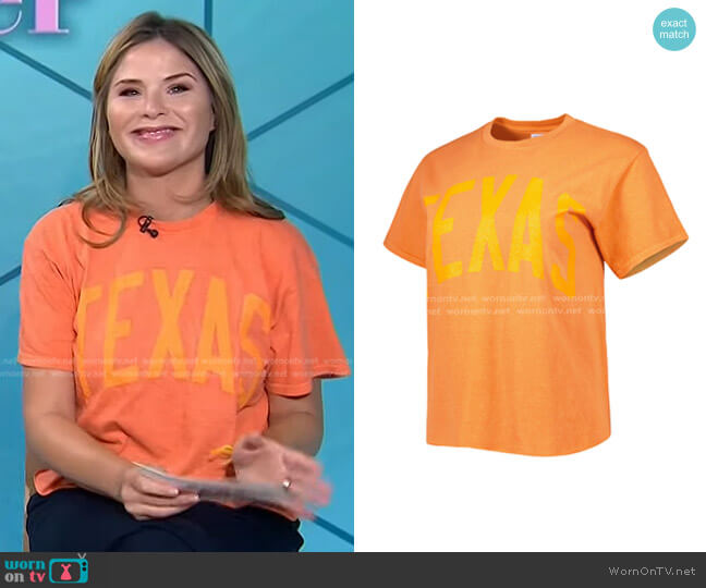 Texas Longhorns '47 Vintage Tubular T-Shirt worn by Jenna Bush Hager on Today