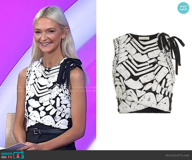 Ulla Johnson Nisha Top worn by Zanna Roberts Rassi on Today