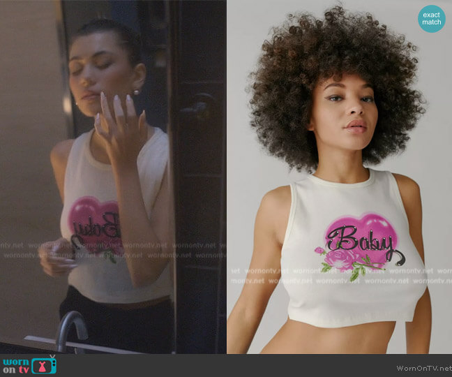 Urban Outfitters Baby Open-Back Tank Top worn by (Amelie Zilber) on Grown-ish