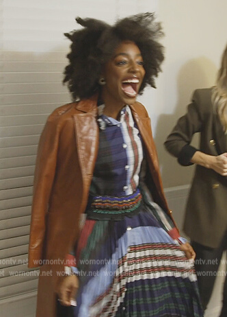 Venita’s patchwork shirtdress dress on Southern Charm