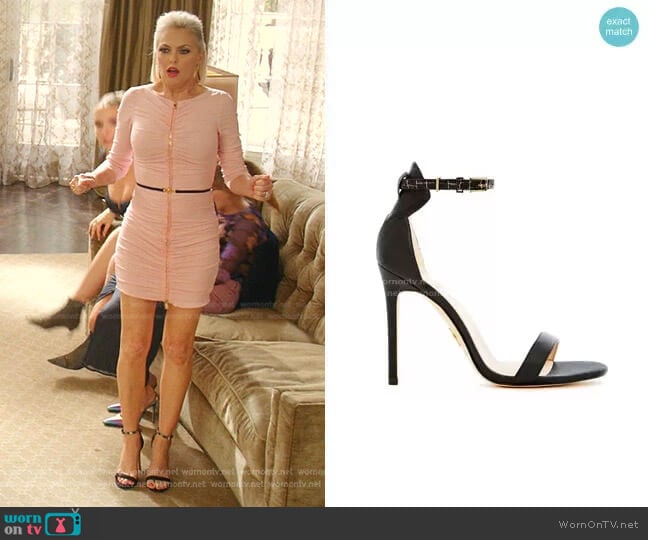 Veerah Venus Sandals worn by Alexis Carrington (Elaine Hendrix) on Dynasty