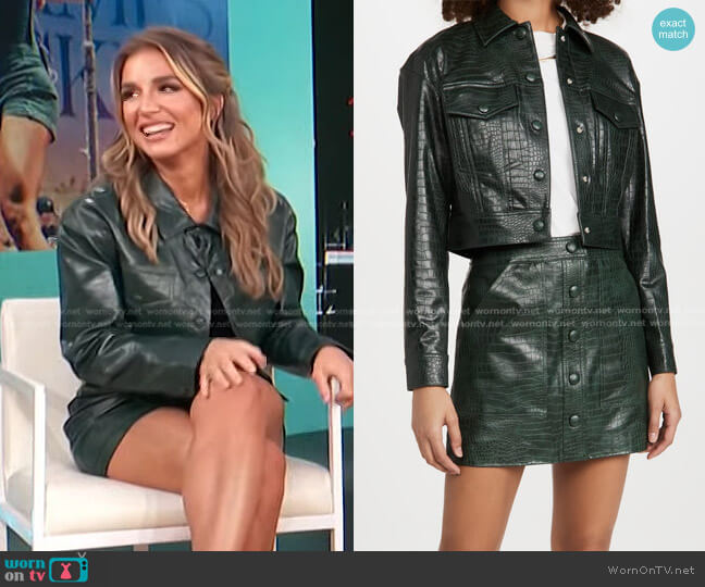 Veronica Beard Hendrix Jacket worn by Jessie James Decker on Access Hollywood