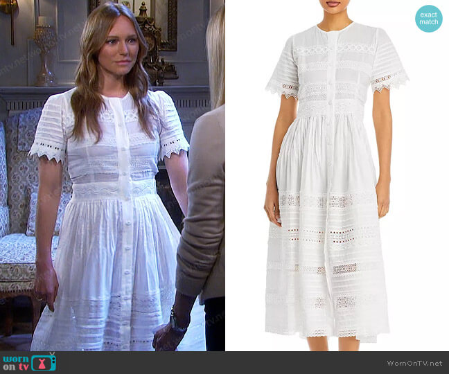 Waimari Camila Midi Dress worn by Abigail Deveraux (Marci Miller) on Days of our Lives