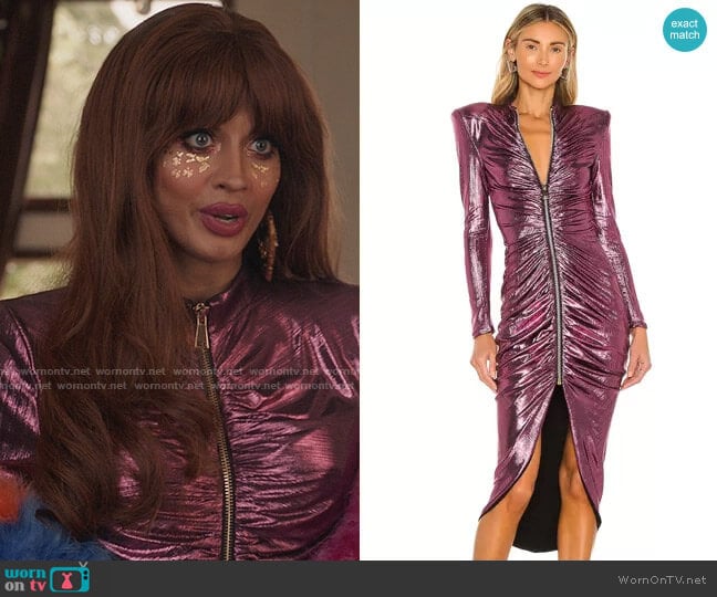 Zhivago Love City Dress worn by Titania (Jameela Jamil) on She-Hulk Attorney at Law