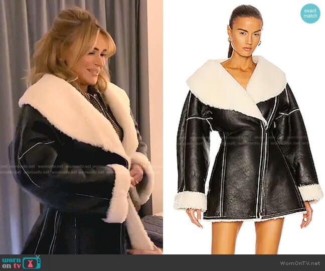 Alaia Edition Structured Coat worn by Diana Jenkins on The Real Housewives of Beverly Hills