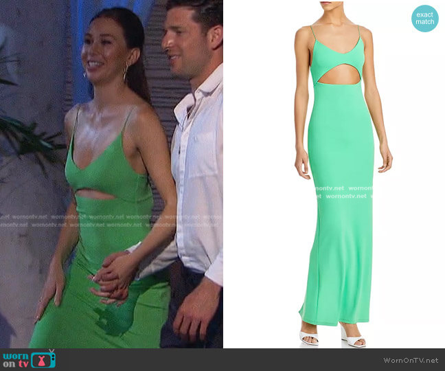Alice + Olivia Valli Cutout Dress worn by Gabriela Windey on The Bachelorette