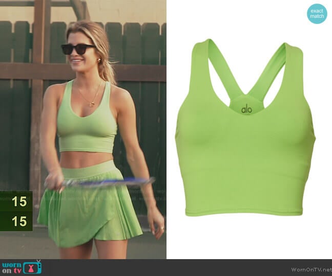 Alo Airbrush Real Bra Tank worn by Naomie Olindo on Southern Charm