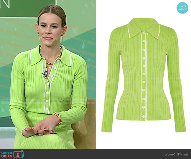 Anna Quan Grace Top worn by Sosie Bacon on Today