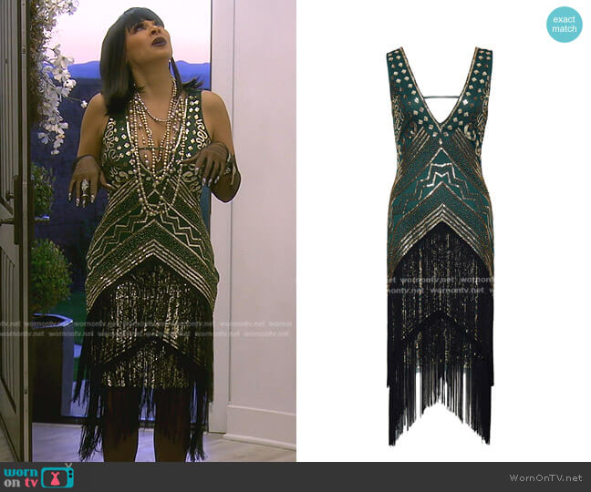 Babeyond Neck Prom Dress worn by Sheree Zampino on The Real Housewives of Beverly Hills