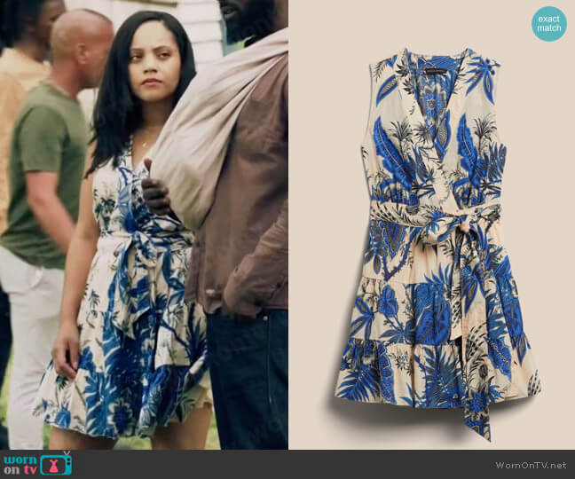 Banana Republic Stampa Mini Dress worn by Darla (Bianca Lawson) on Queen Sugar