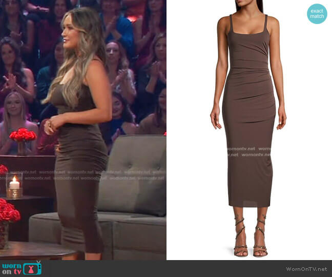 Bec & Bridge Yasmin Sleeveless Midi-Dress worn by Rachel Recchia on The Bachelorette