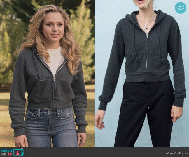Brandy Melville Crystal Hoodie worn by Courtney Whitemore (Brec Bassinger) on Stargirl