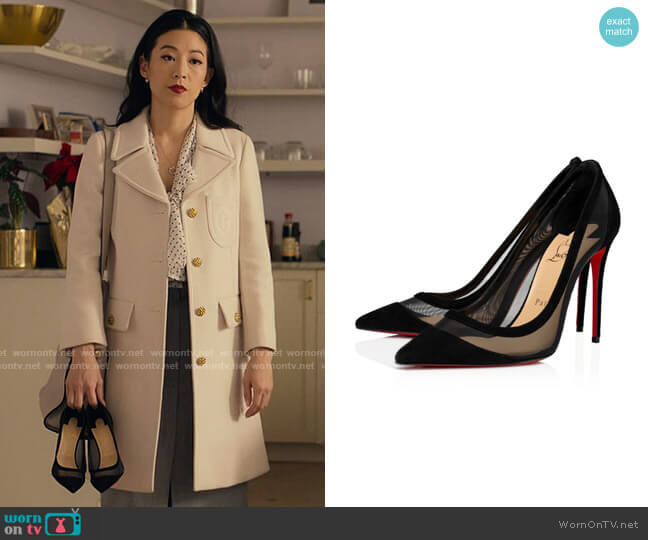 Christian Louboutin Galativi Pumps worn by Ingrid Yun (Arden Cho) on Partner Track