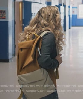 Courtney’s two tone back pack on Stargirl