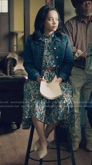 Darla’s floral midi dress on Queen Sugar