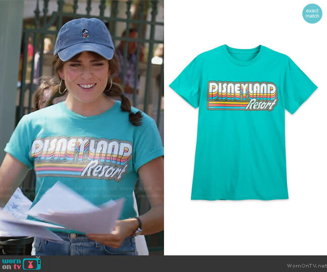 Disney Disney Resort Print Tee worn by Marina (Karla Souza) on Home Economics