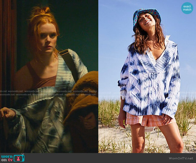 Free People Omega Cable Tunic worn by Bloom (Abigail Cowen) on Fate The Winx Saga