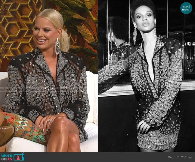 Galia Lahav Tina Dress worn by Caroline Stanbury (Caroline Stanbury) on The Real Housewives of Dubai
