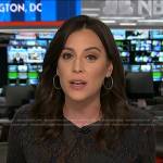 Hallie Jackson’s snake print dress on Today