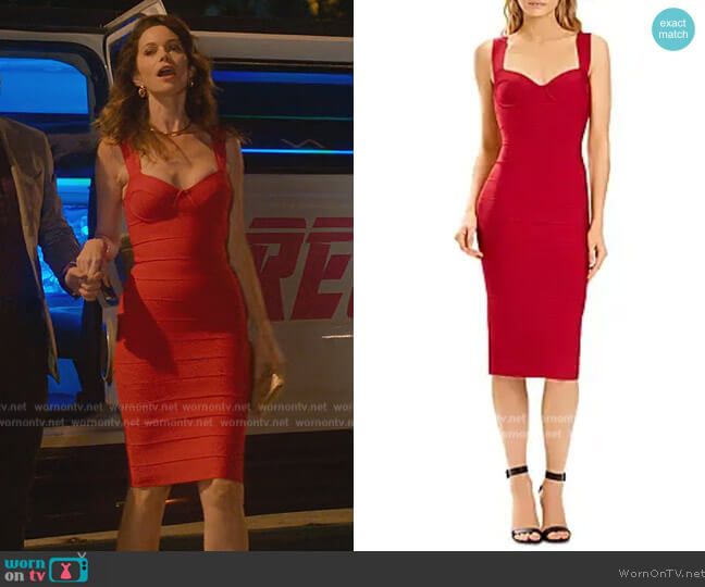 Likely Shayna Dress worn by Amanda Larusso (Courtney Henggeler) on Cobra Kai