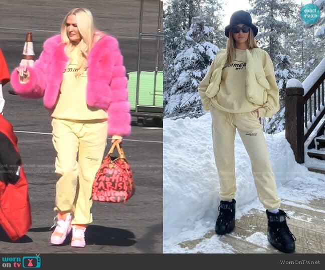 Hommebody Siku Club Sweatpants worn by Erika Jayne on The Real Housewives of Beverly Hills